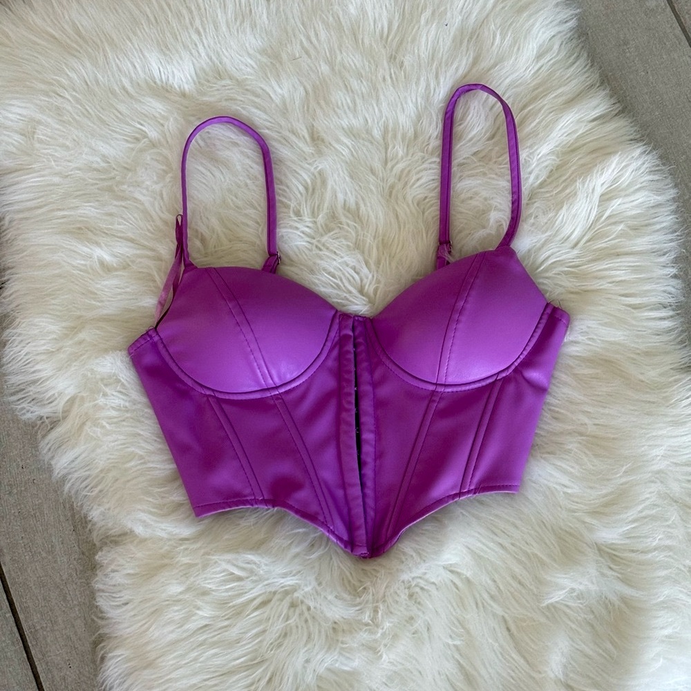 Purple Bustier Top XS